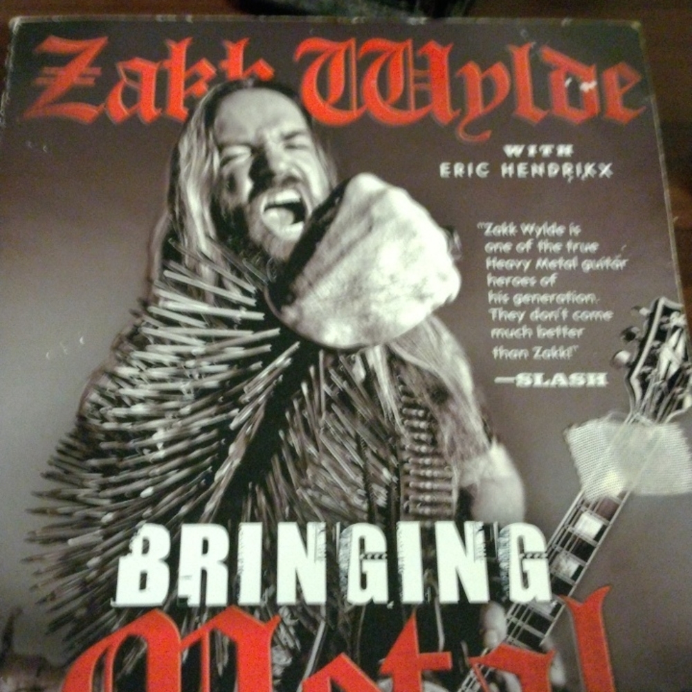 Zakk Wylde's book ""Bringing Metal to the children"!